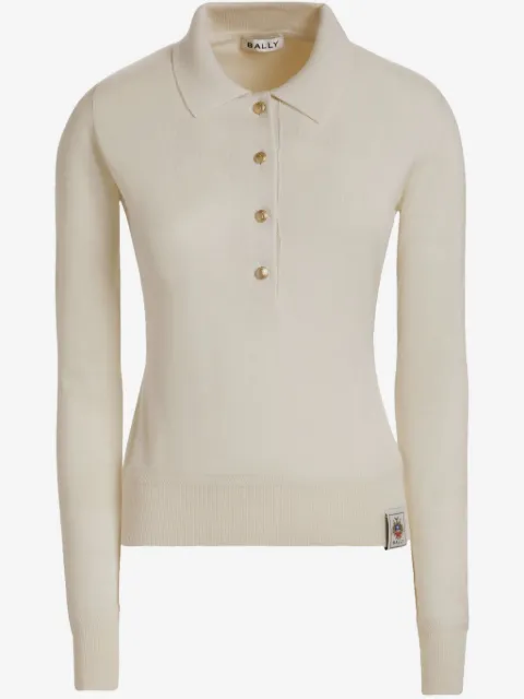 Bally knitted polo shirt