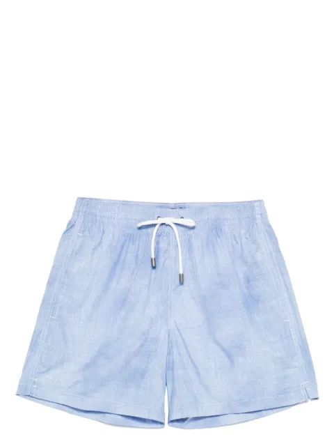 Canali shorts de playa con cordones en la pretina