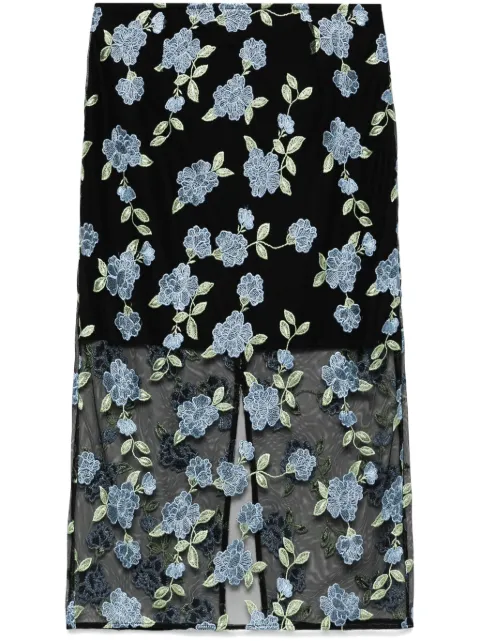 ROTATE BIRGER CHRISTENSEN falda midi de malla