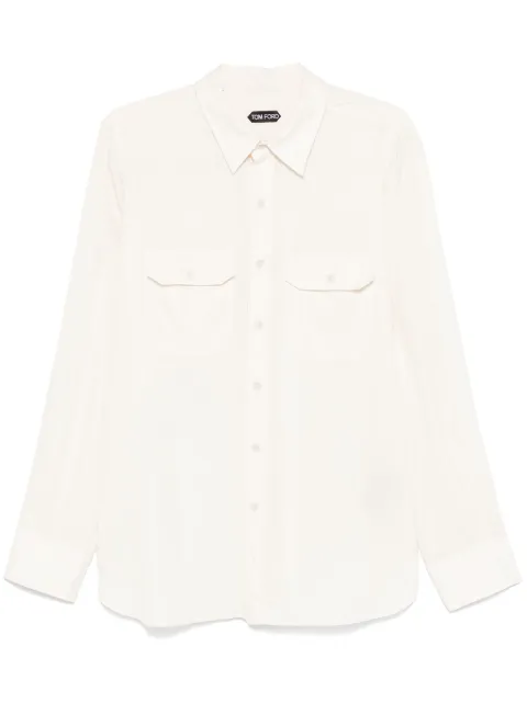TOM FORD camisa de sarga