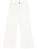 Victoria Beckham logo-patch jeans - White