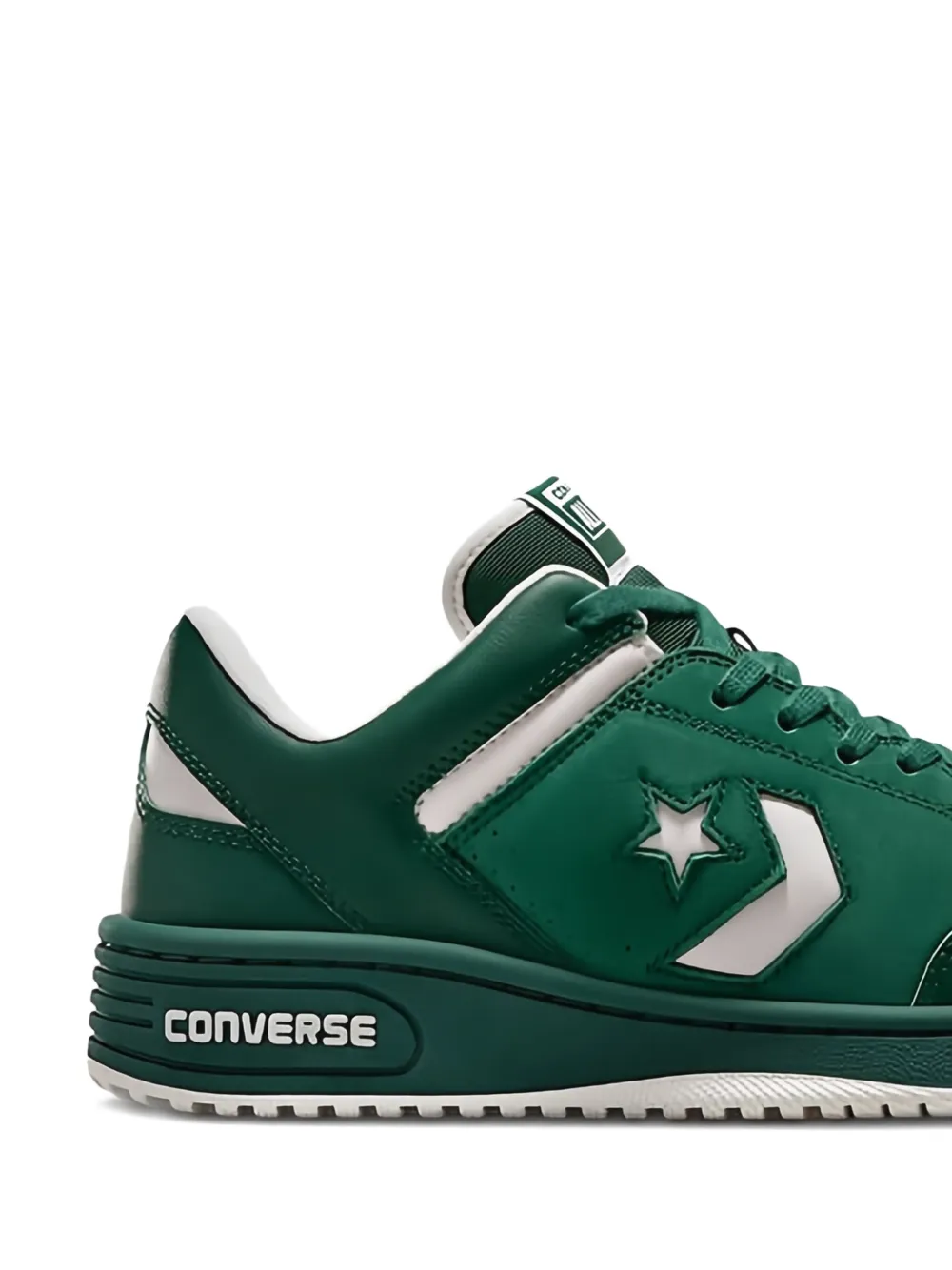 Converse Weapon low-top sneakers met sterdetail Groen