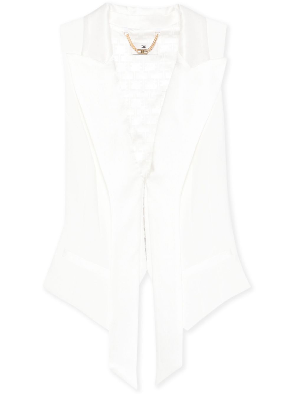 crepe waistcoat