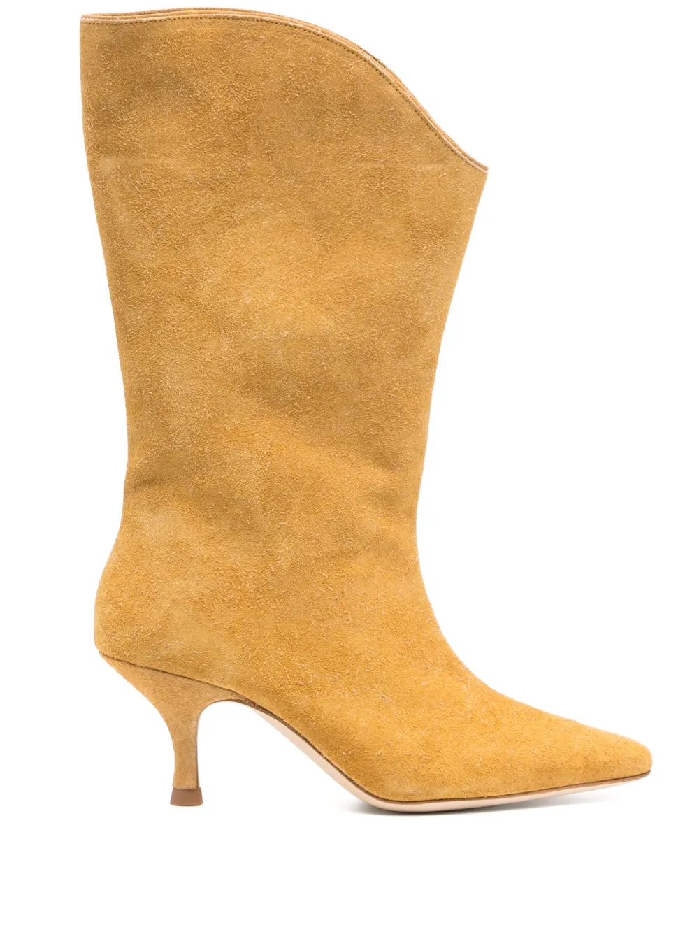 Rejina Pyo Gewelfde laarzen Beige