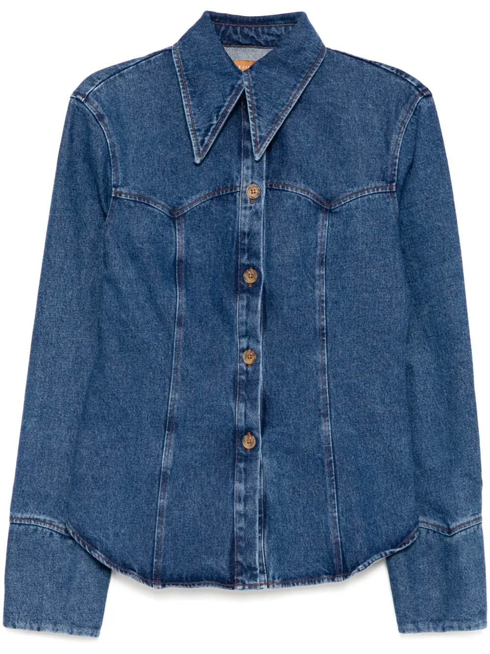 Rejina Pyo camisa Camilla | azul | Image 1