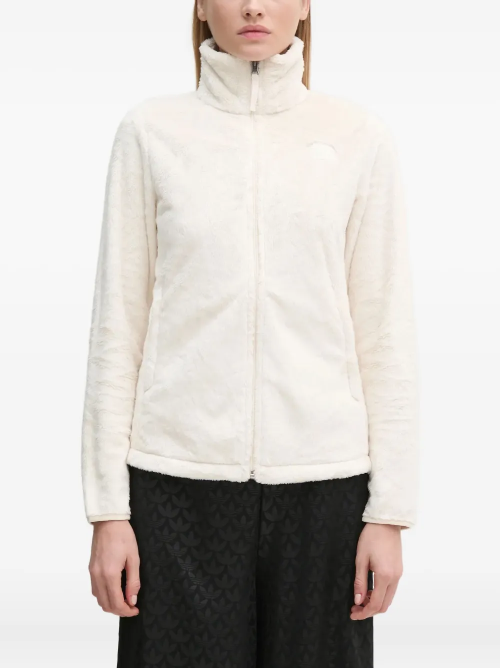 The North Face Osito Zip-up Sweater In Neutral