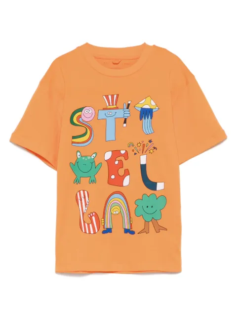 Stella McCartney Kids T-shirt med logotryk