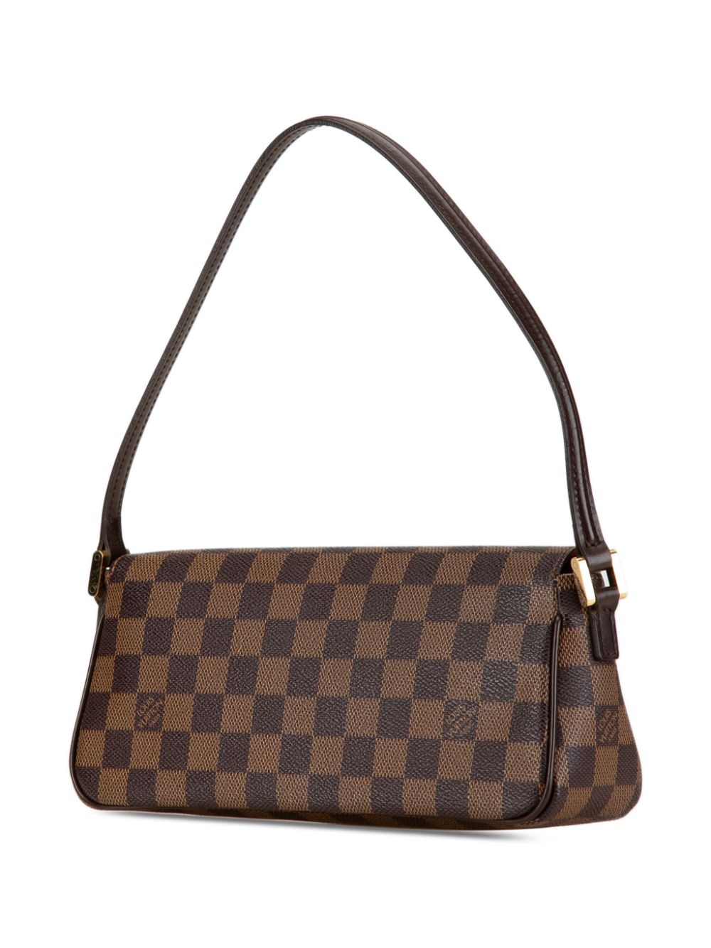 Louis Vuitton Pre-Owned 2002 Damier Ebene Recoleta shoulder bag - Bruin