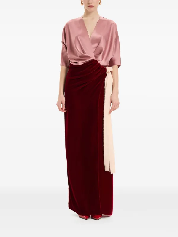 chinese dress ladies LAST CHANCE! Carrie Cupro Maxi Dress- Black – Mom's Sweet Shop main image 0