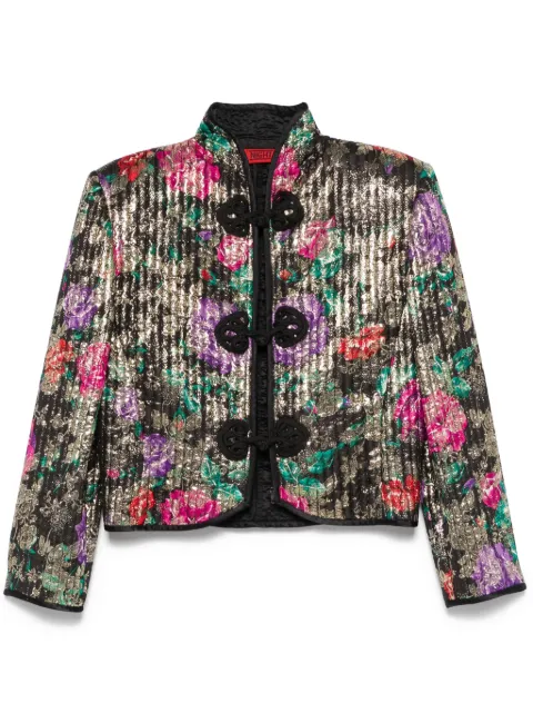 Valentino Garavani Pre-Owned 1980s brocade-effect jacket