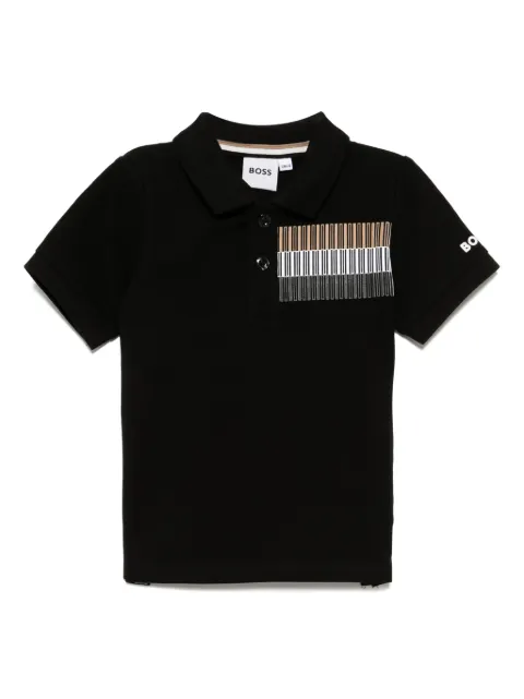 BOSS Kidswear graphic-print polo shirt