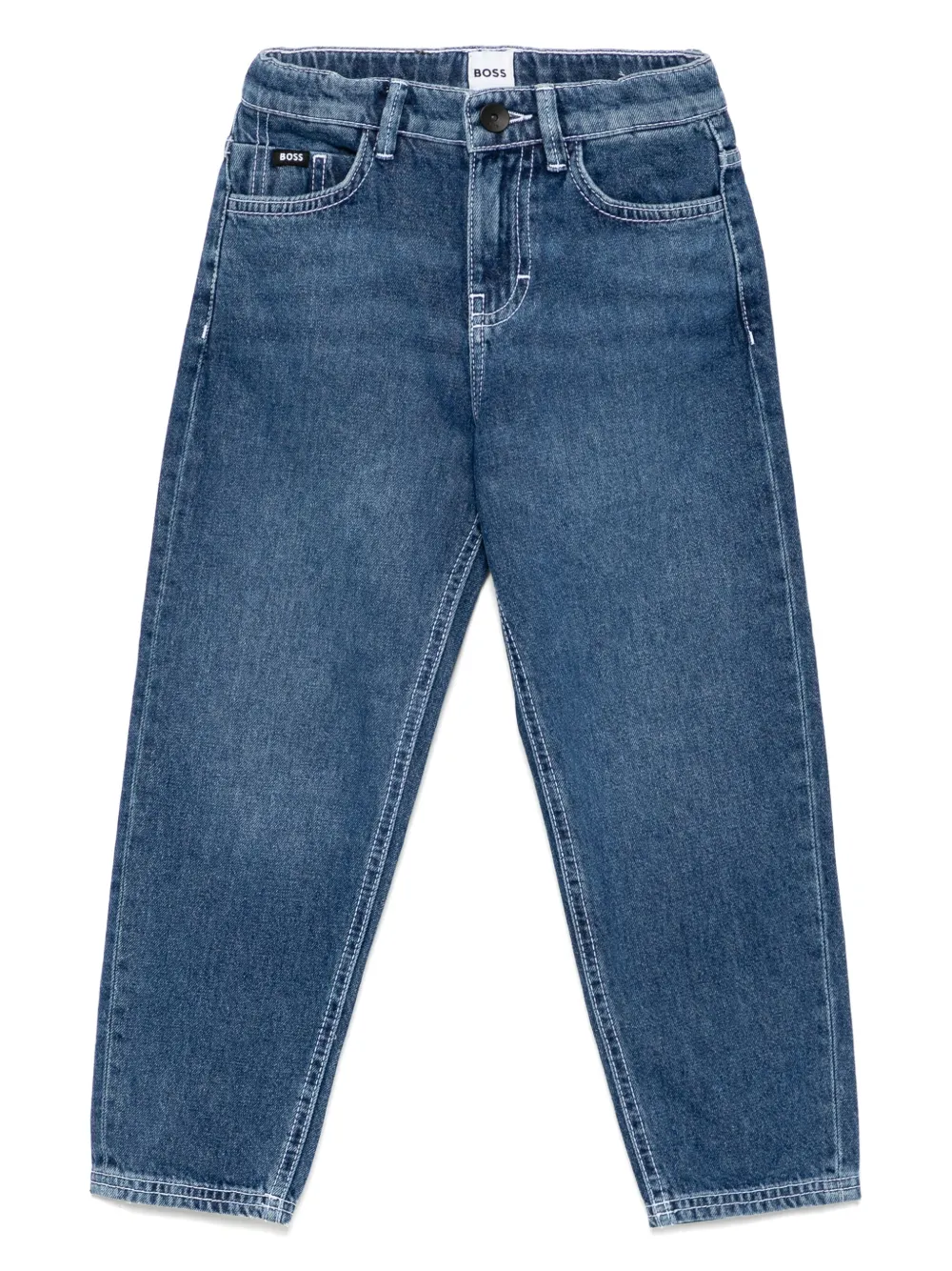 BOSS Kidswear Straight jeans Blauw