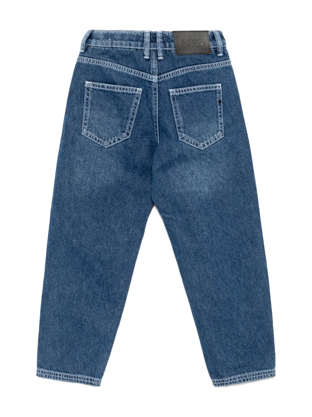 BOSS Kidswear Straight jeans Blauw