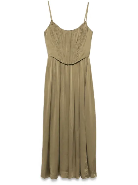 ZIMMERMANN corset-style midi dress