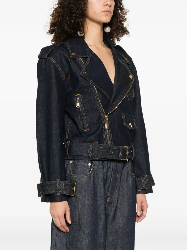 biker crush denim MUSINSA | MINAV Crush Biker Denim Jacket [Black]