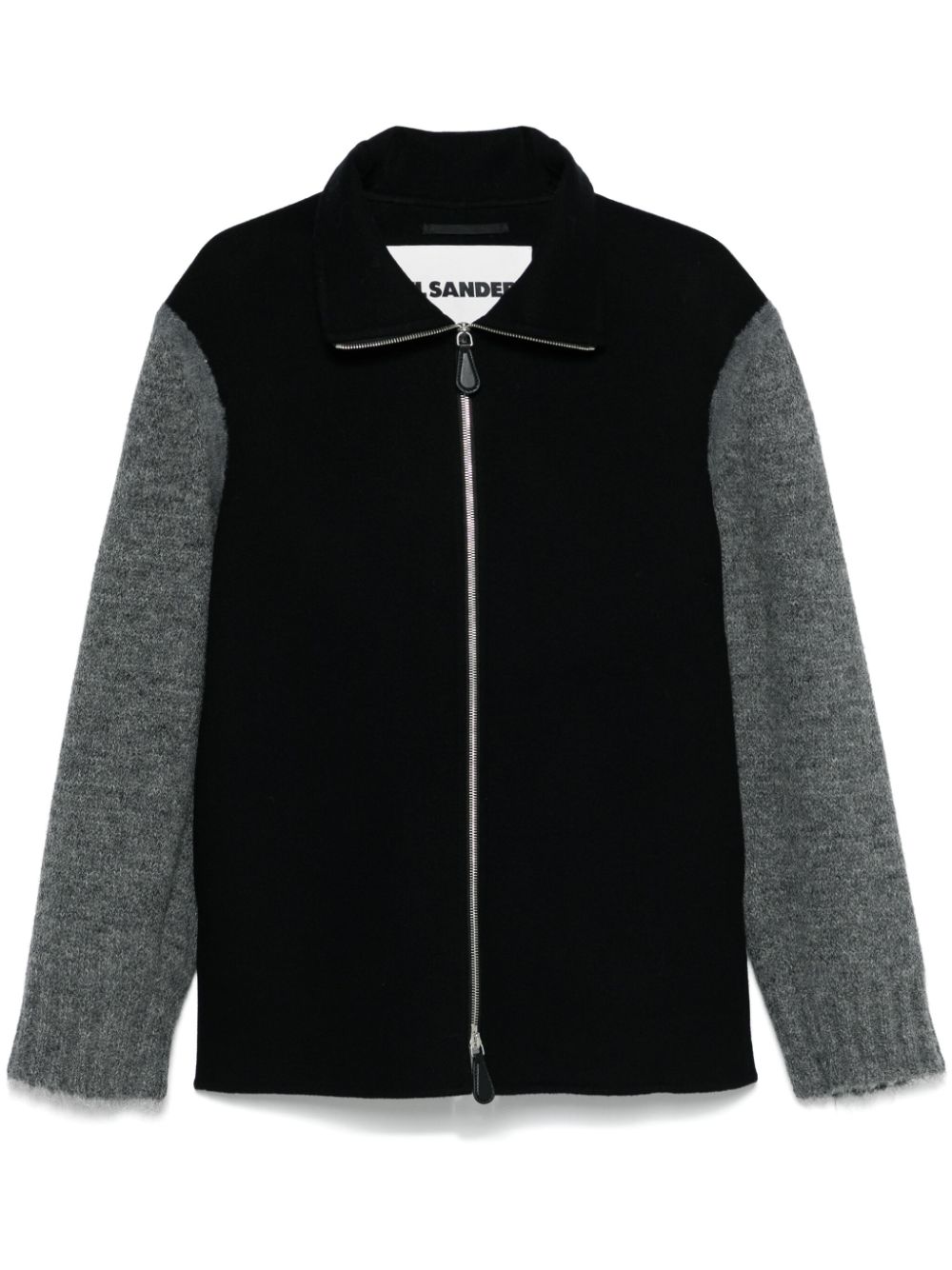 Jil Sander colourblock jacket - Black