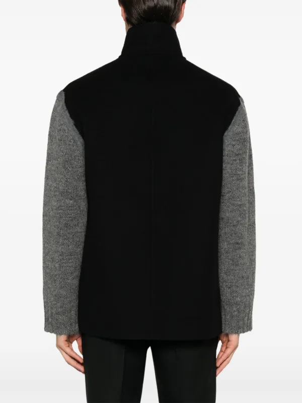Jil Sander カラーブロック ジャケット | ブラック | FARFETCH JP