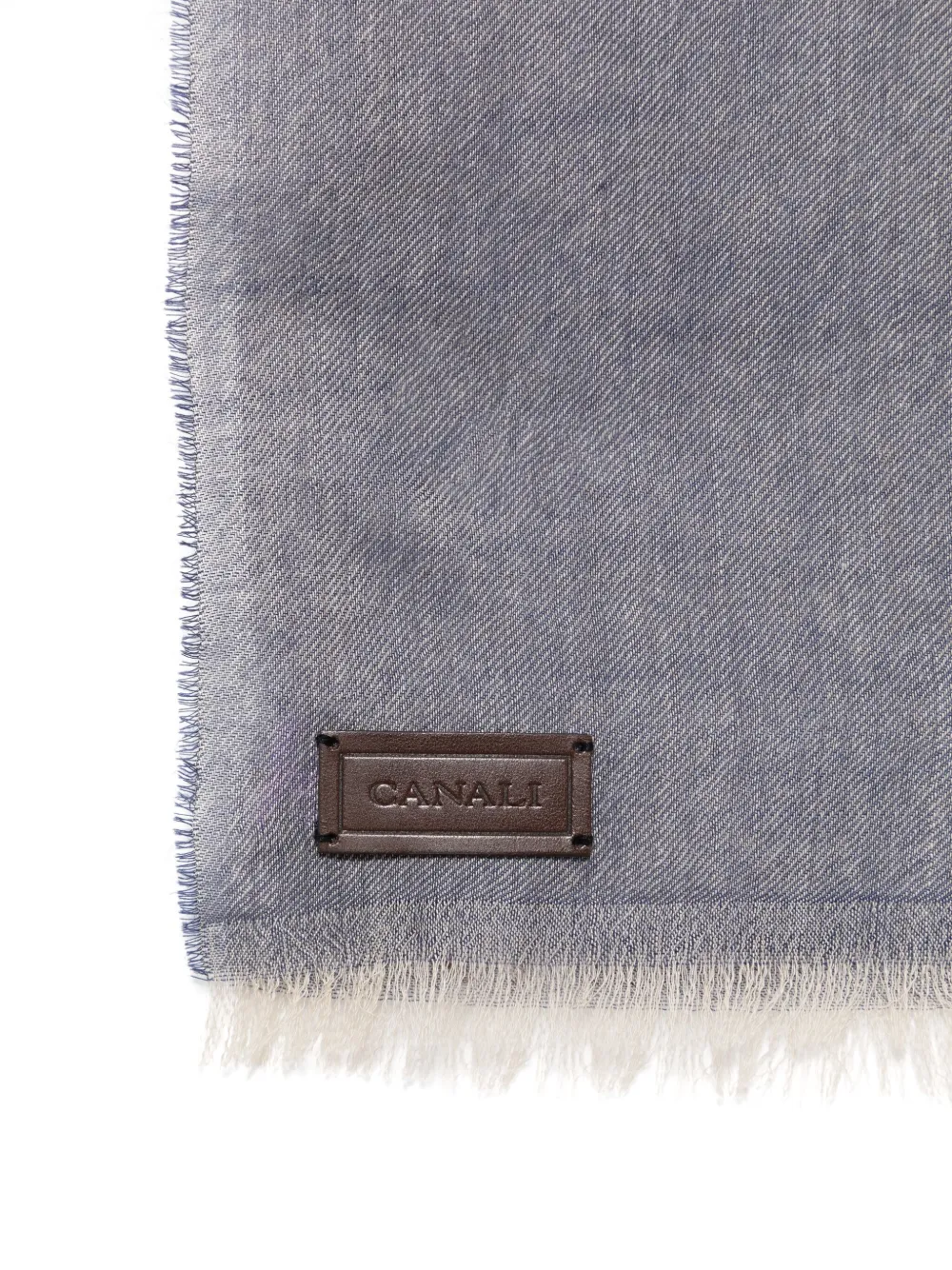 Canali Kasjmier sjaal - Blauw