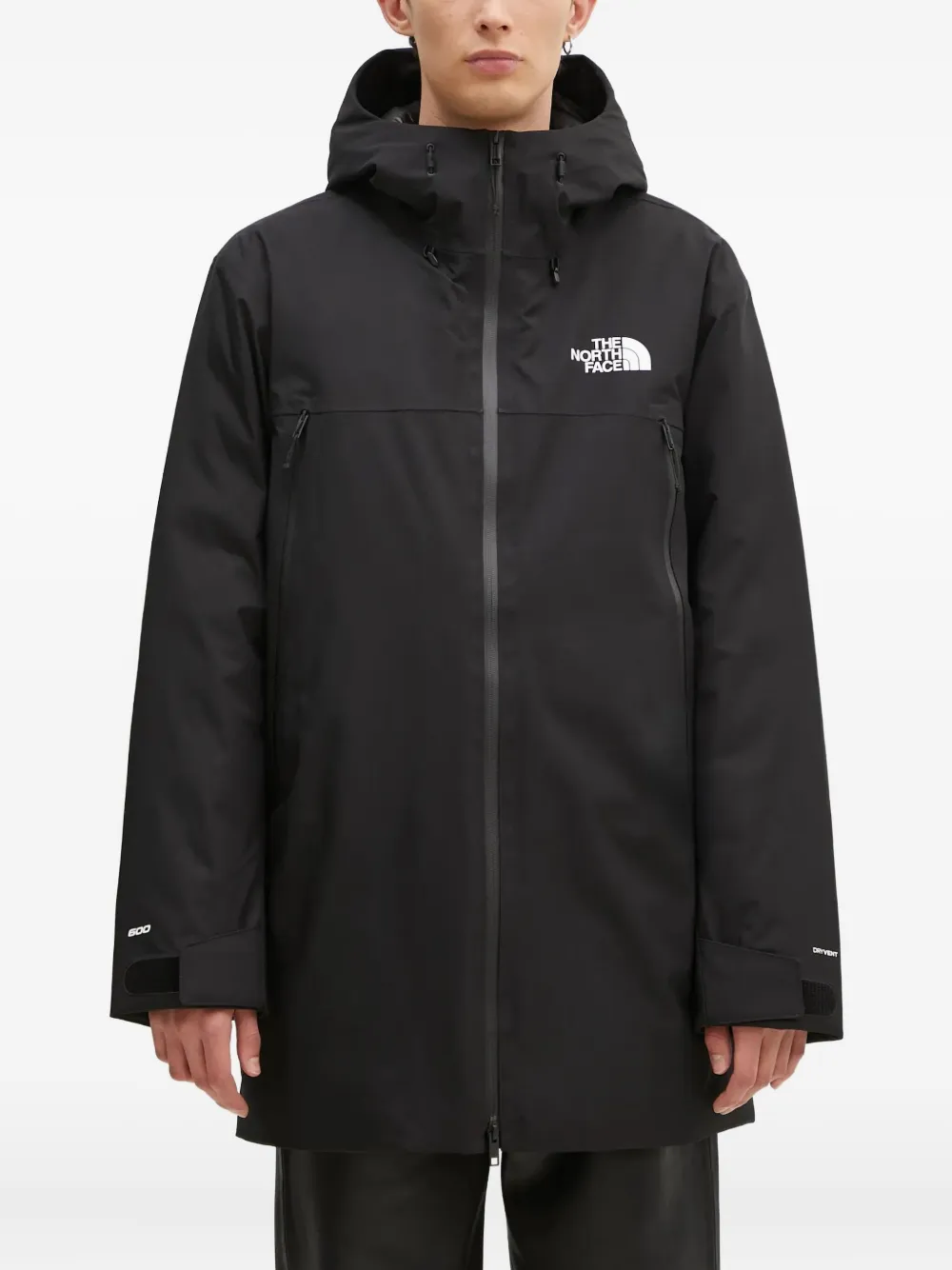 The North Face hooded zip jacket | Black | Image 1