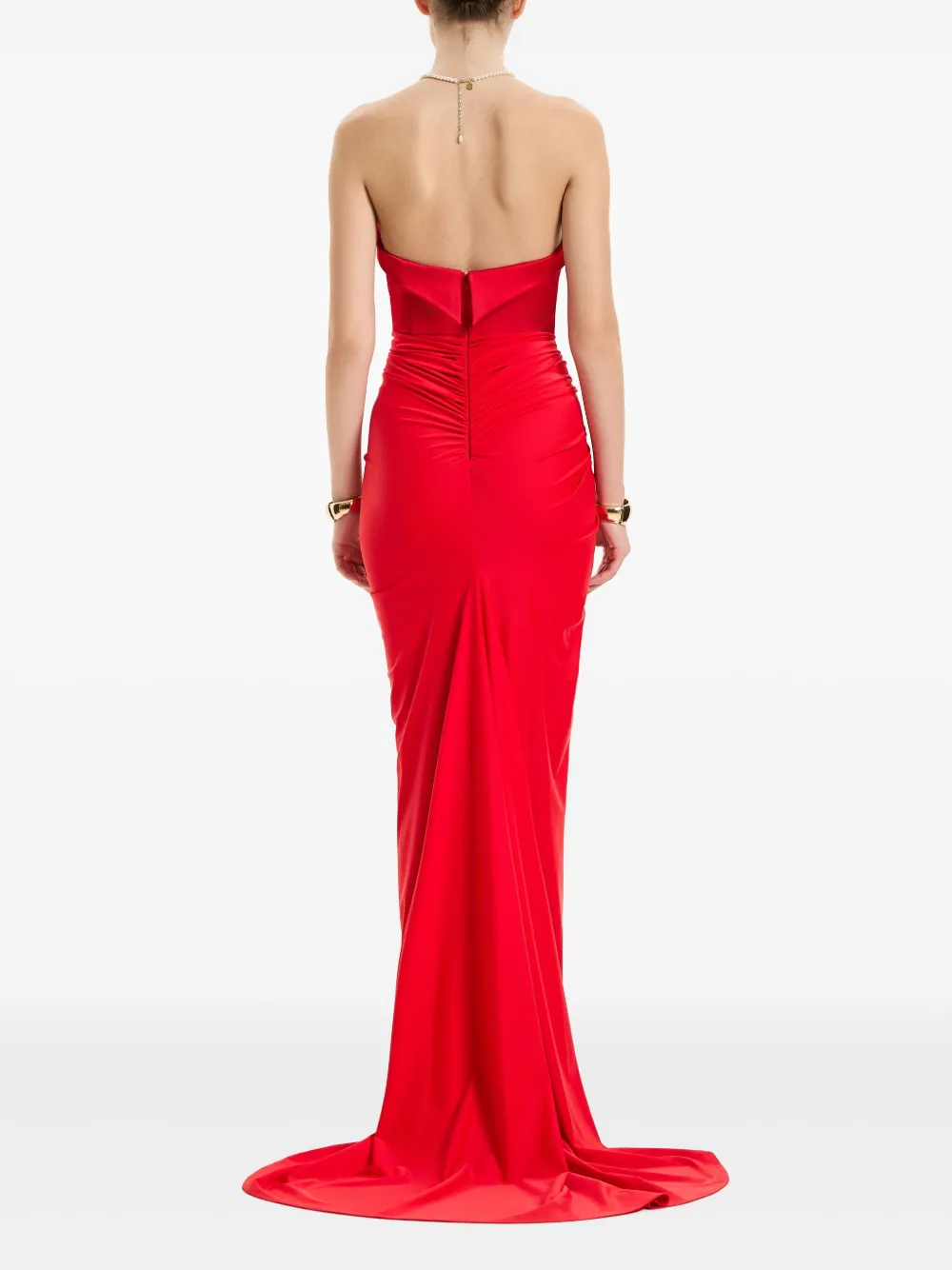V:PM ATELIER Reya jurk Rood