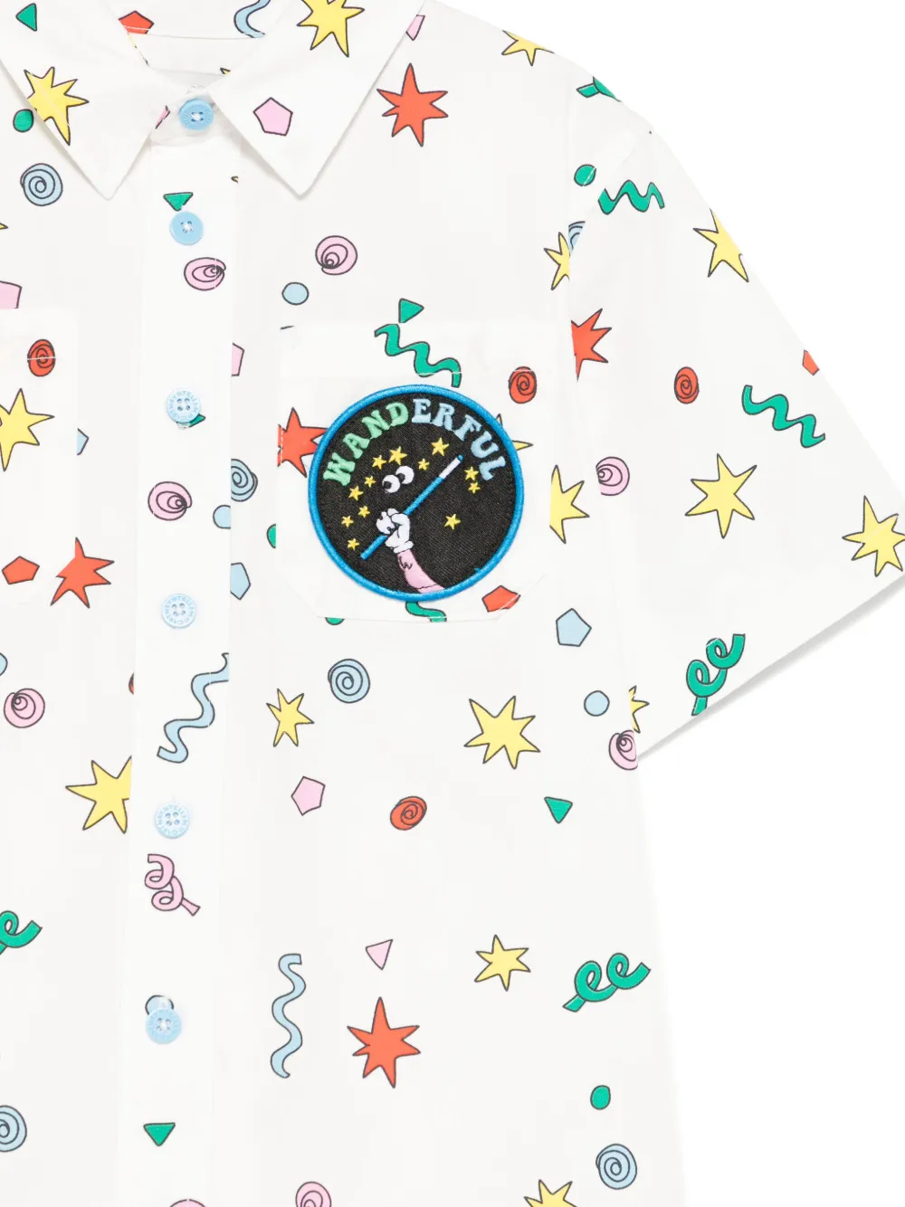 Stella McCartney Kids Shirt met print Wit