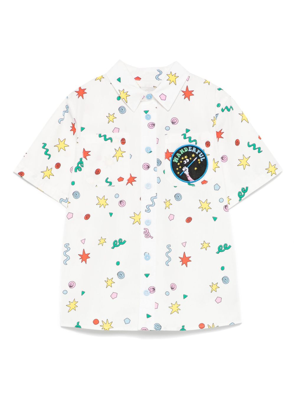 Stella McCartney Kids graphic-print shirt - White