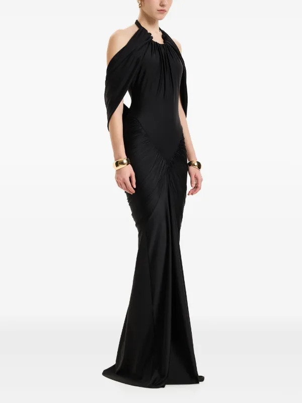 green emerald velvet dress Ciara Dress S main image 0
