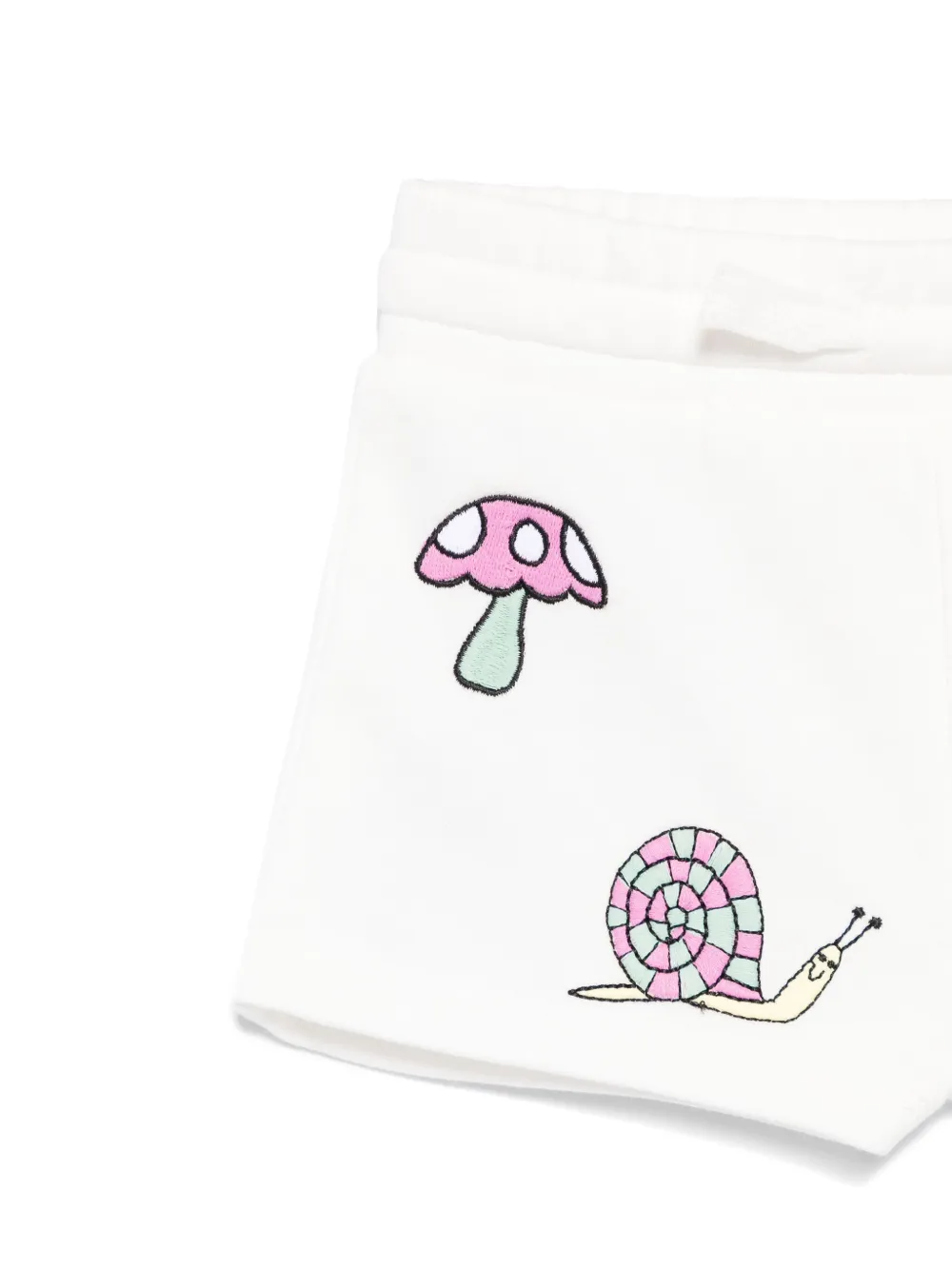 Stella McCartney Kids Shorts met borduurwerk Wit