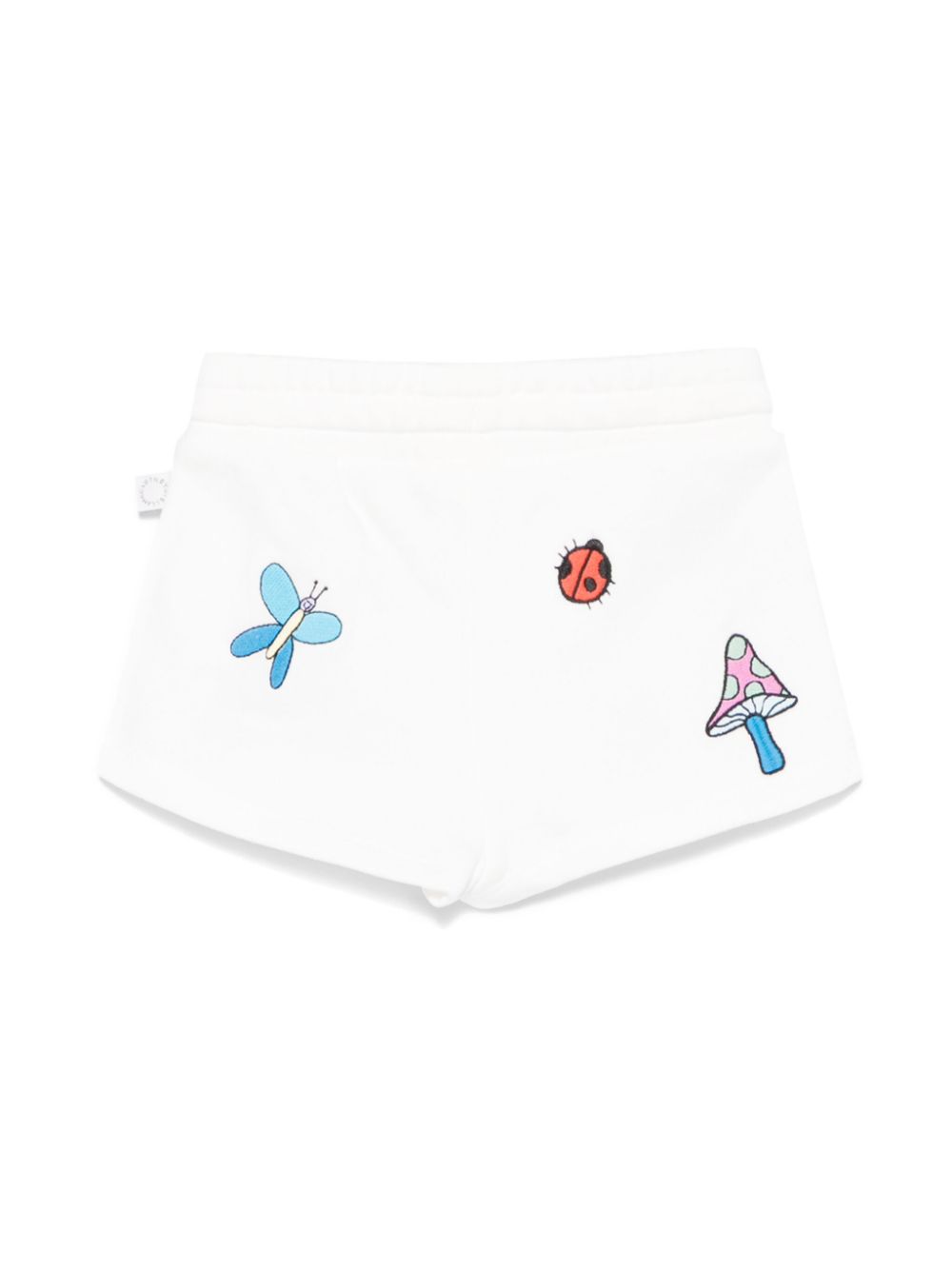 Stella McCartney Kids Shorts met borduurwerk - Wit