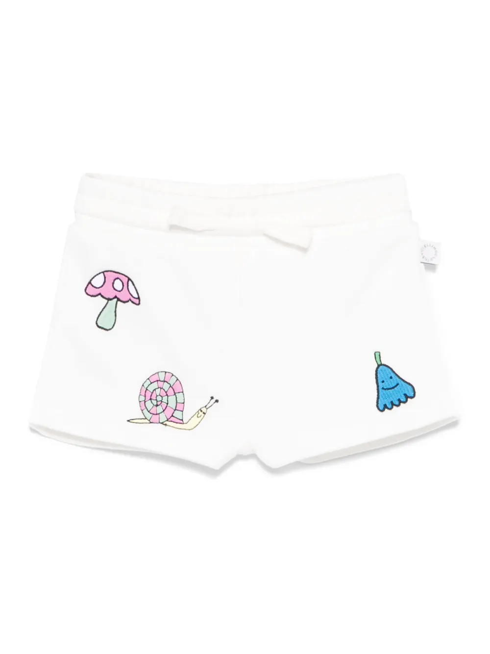 Stella McCartney Kids Shorts met borduurwerk Wit