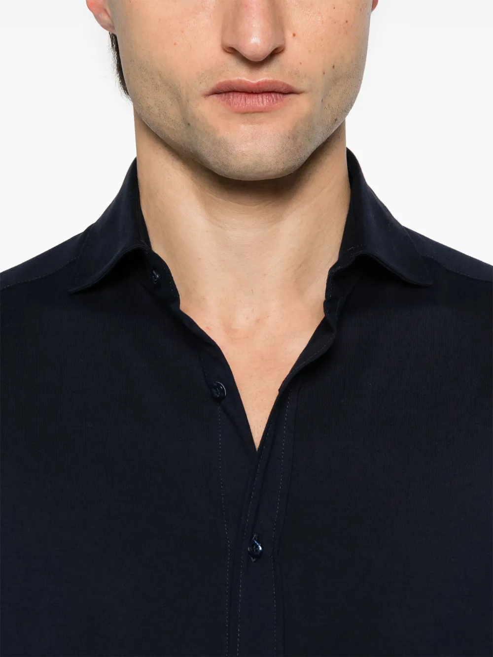 Brunello Cucinelli Katoenen overhemd Blauw