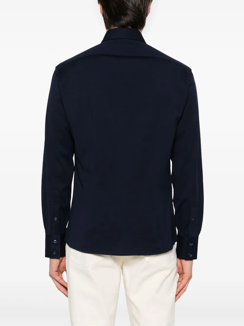 Brunello Cucinelli Katoenen overhemd Blauw