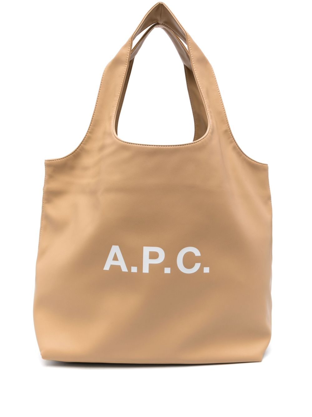 logo-print tote bag