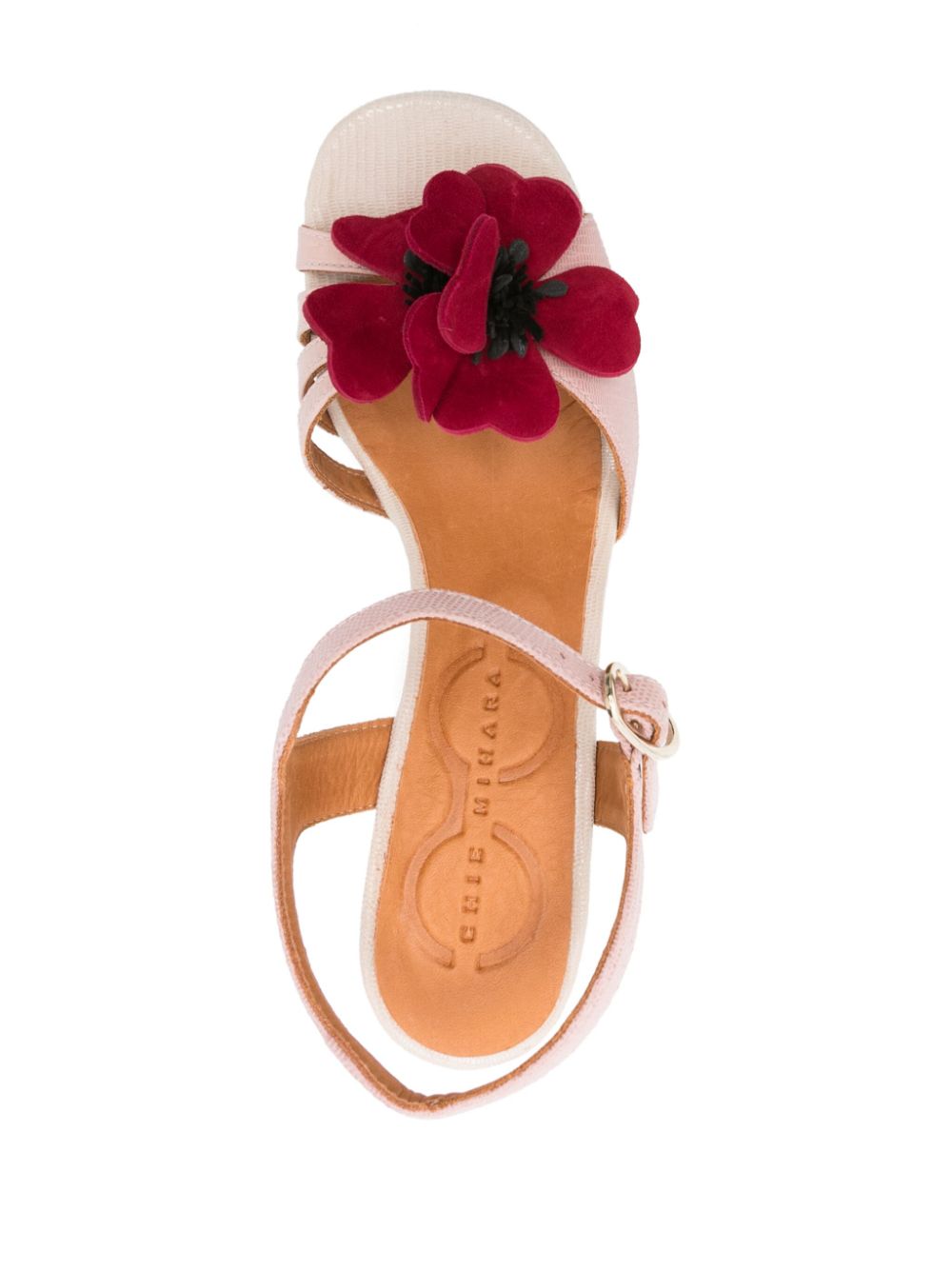 Chie Mihara 90 mm Parlota sandalen Roze