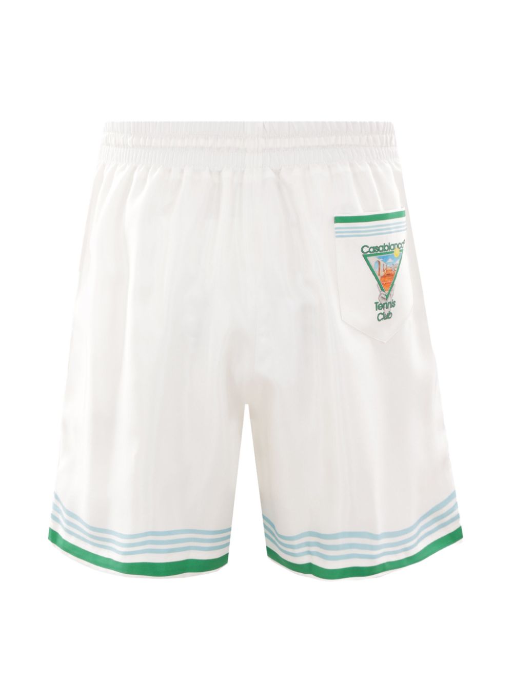 Casablanca Tennis Club Icon shorts Wit