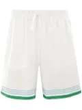 Casablanca Tennis Club Icon shorts - White