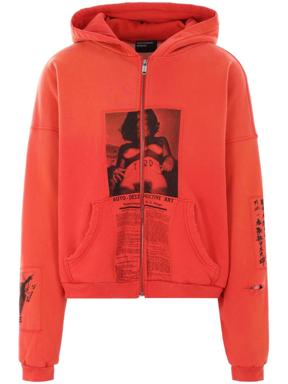 Enfants Riches Déprimés cotton hoodie - Red