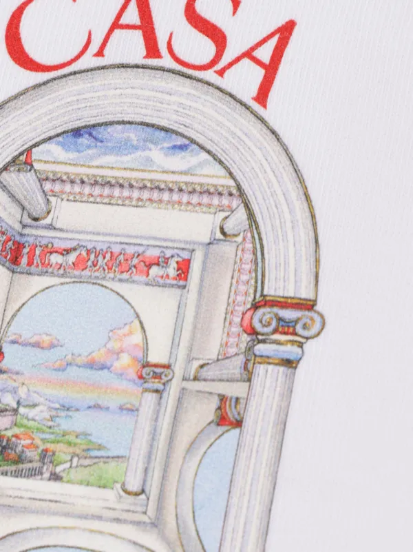 【関税送料込み】Casablancaル パサージュ Tシャツ Tシャツ LE PASSAGE PRINTED T―SHIRT U