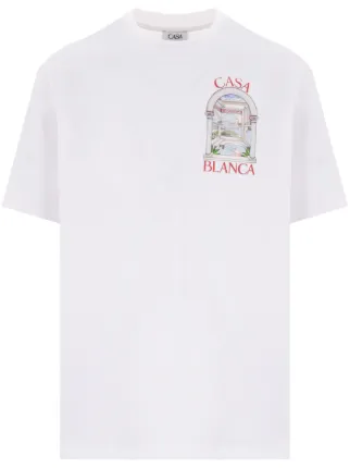 【CASABLANCA】Le PassageプリントコットンTシャツ 27494201_57261902_322.jpg