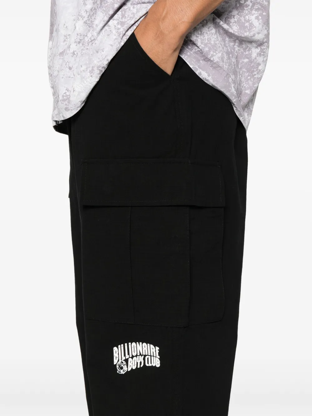 Billionaire Boys Club Broek met klein Arch logo Zwart