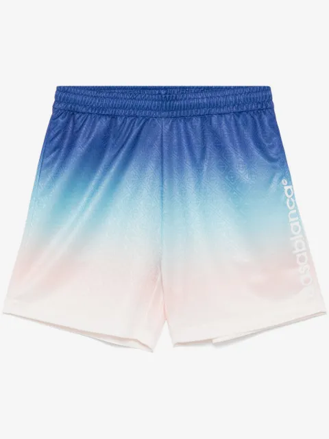 Casablanca gradient monogram-print shorts