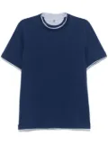 Brunello Cucinelli layered-effect T-shirt - Blue