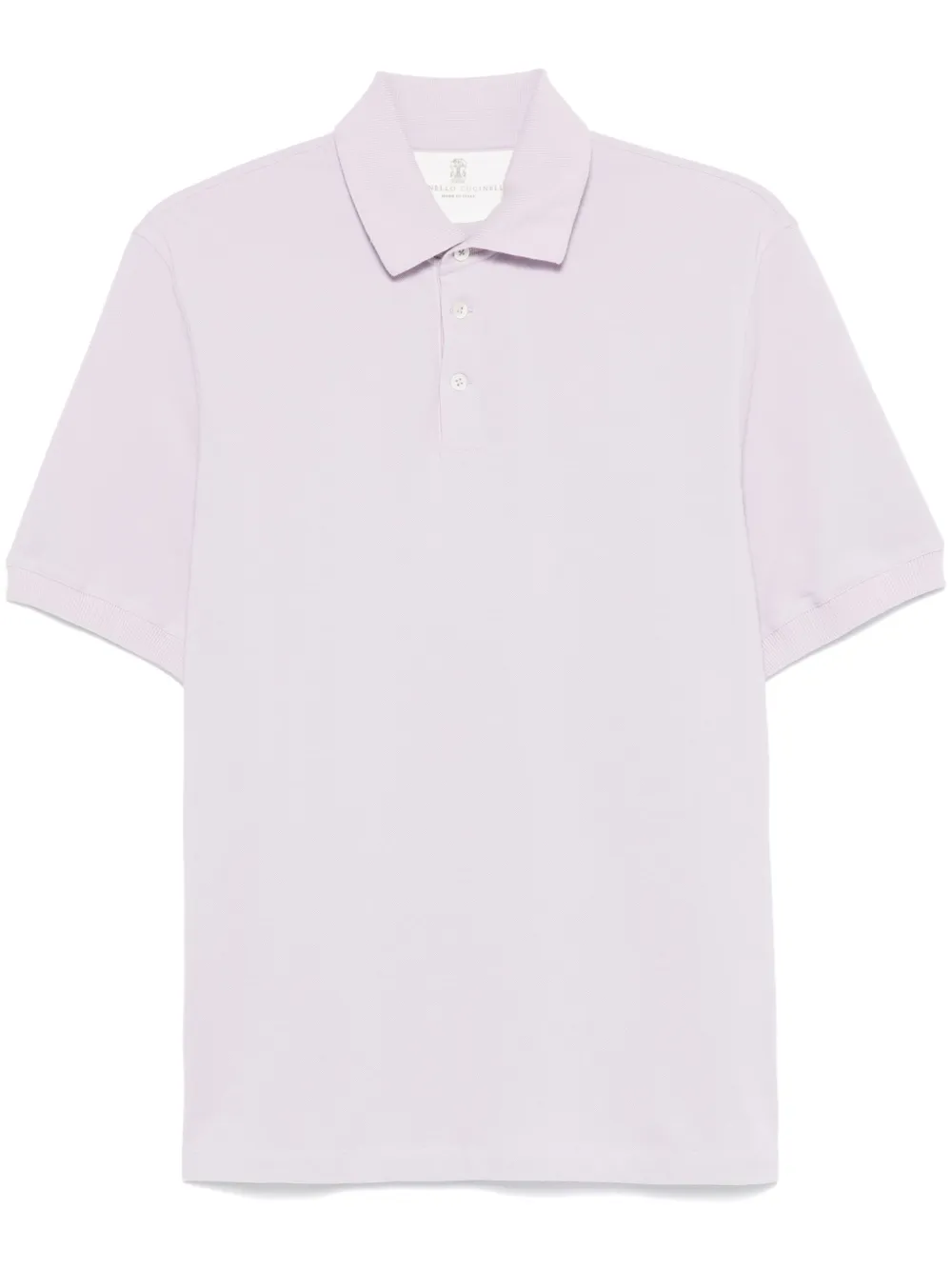 Brunello Cucinelli playera tipo polo de piqué | morado | Image 1