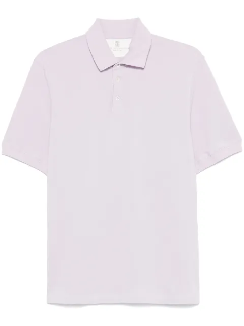 Brunello Cucinelli piqué polo shirt