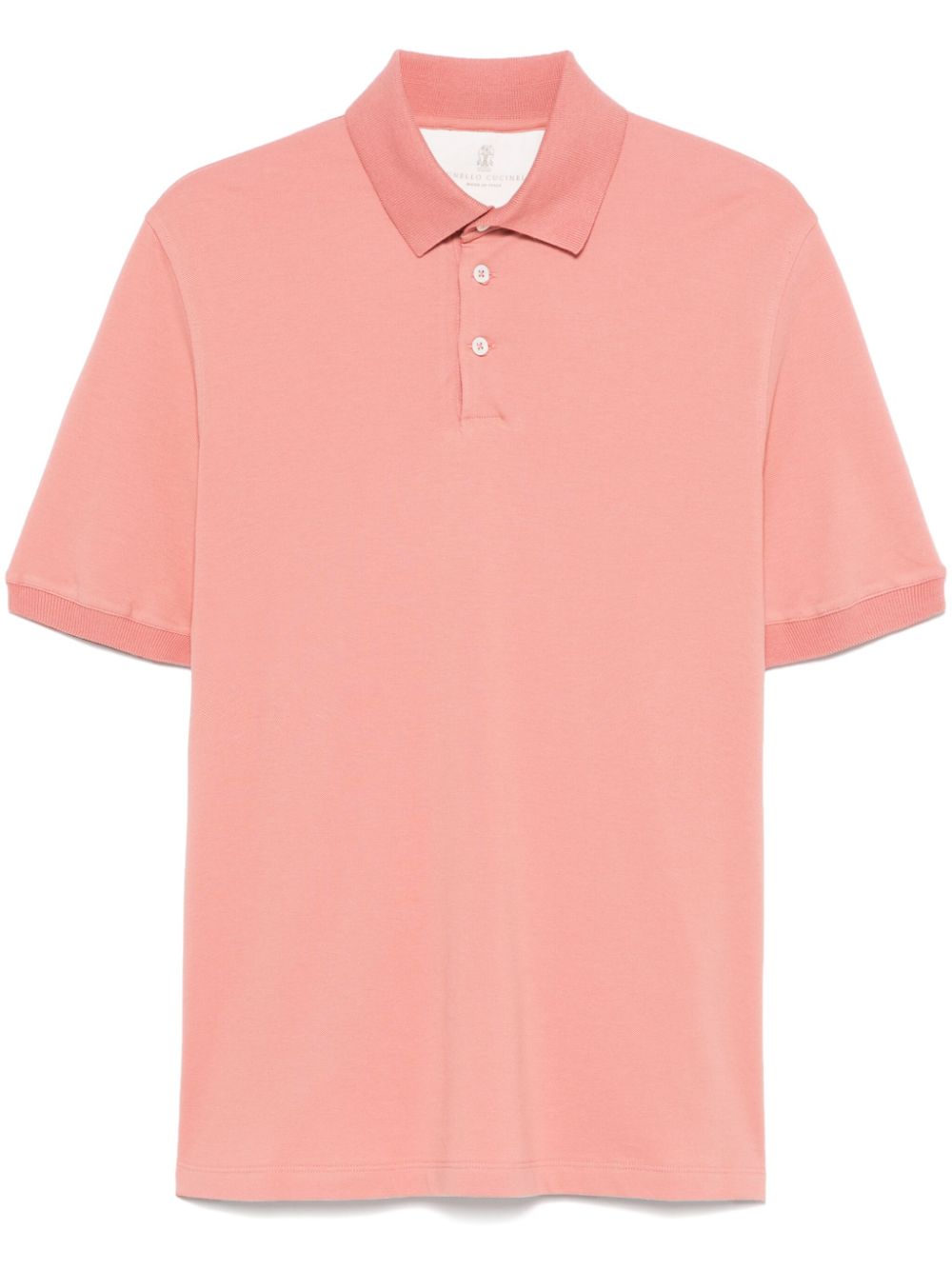 Brunello Cucinelli piqué polo shirt - Pink