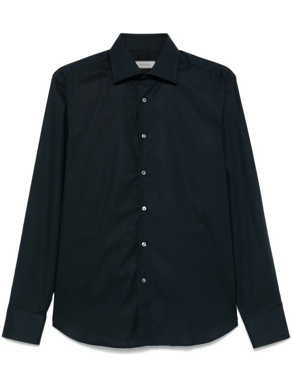 Canali chemise à boutonnière sur le devant | bleu | Image 1