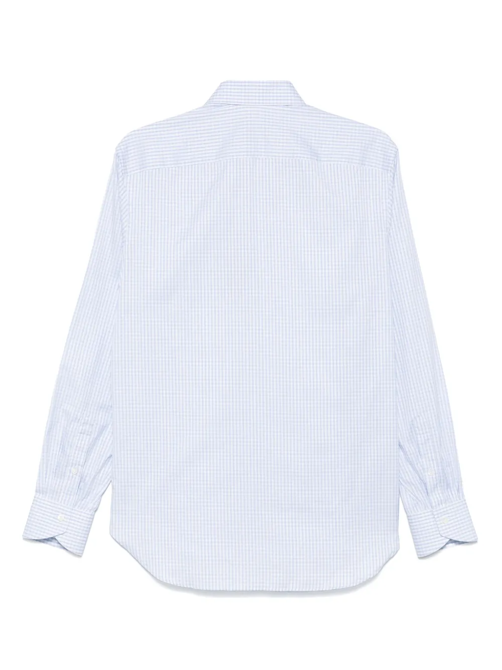 Canali Overhemd met gingham ruit Blauw