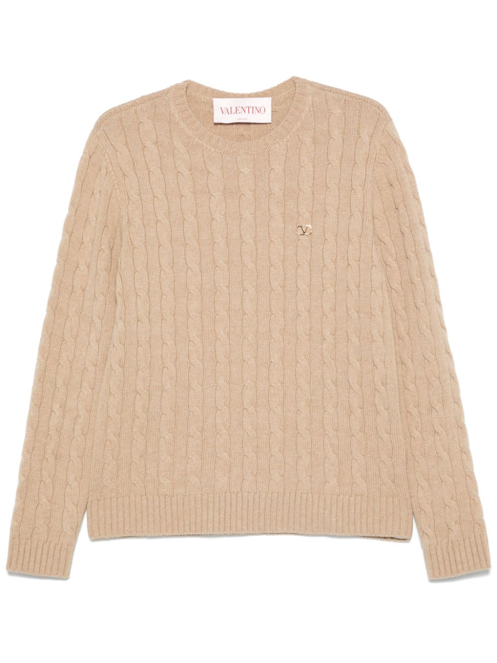 Valentino Garavani cable-knit sweater - Neutrals