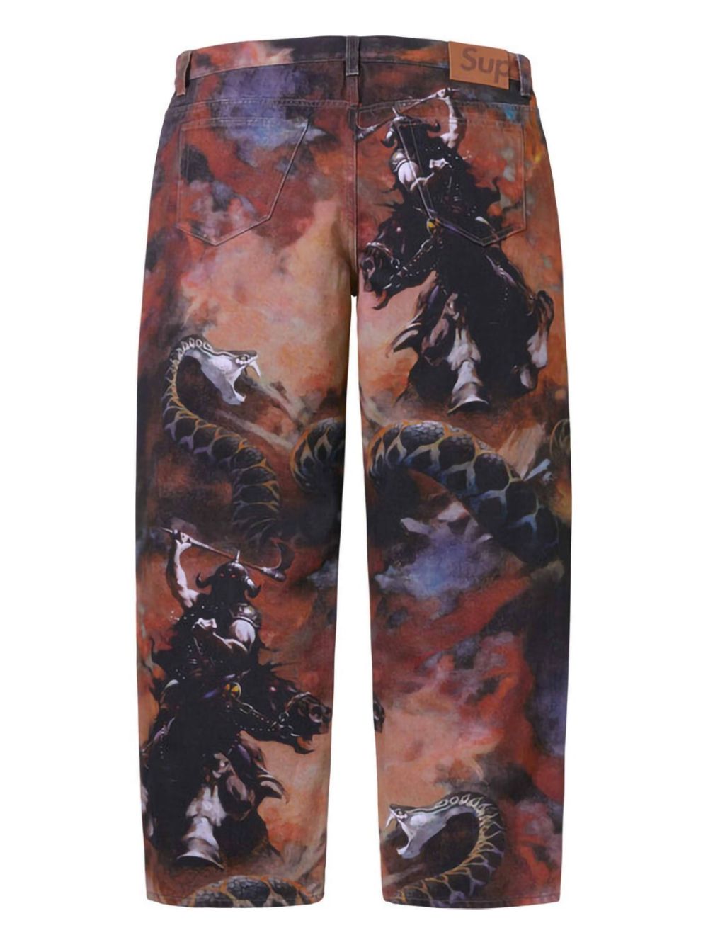 Supreme Frazetta jeans - Bruin