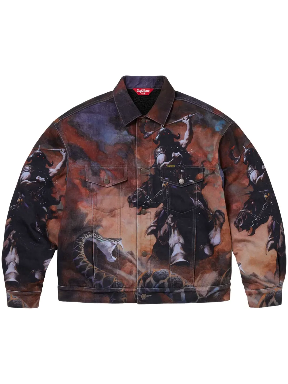 Supreme Frazetta Jacket In 褐色